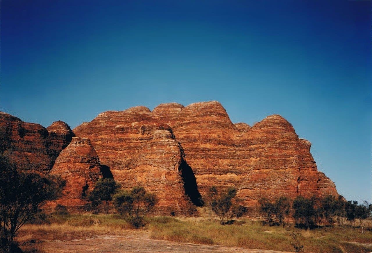 Banded sandstone domes of Purnululu National Park