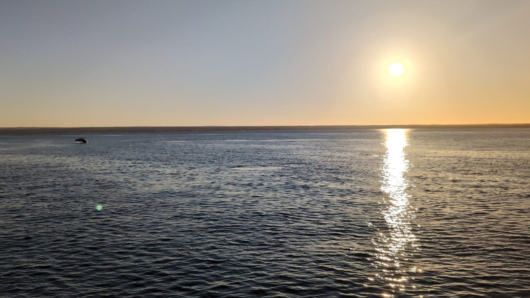 The sun setting over the Indian Ocean off the Western Australian coast