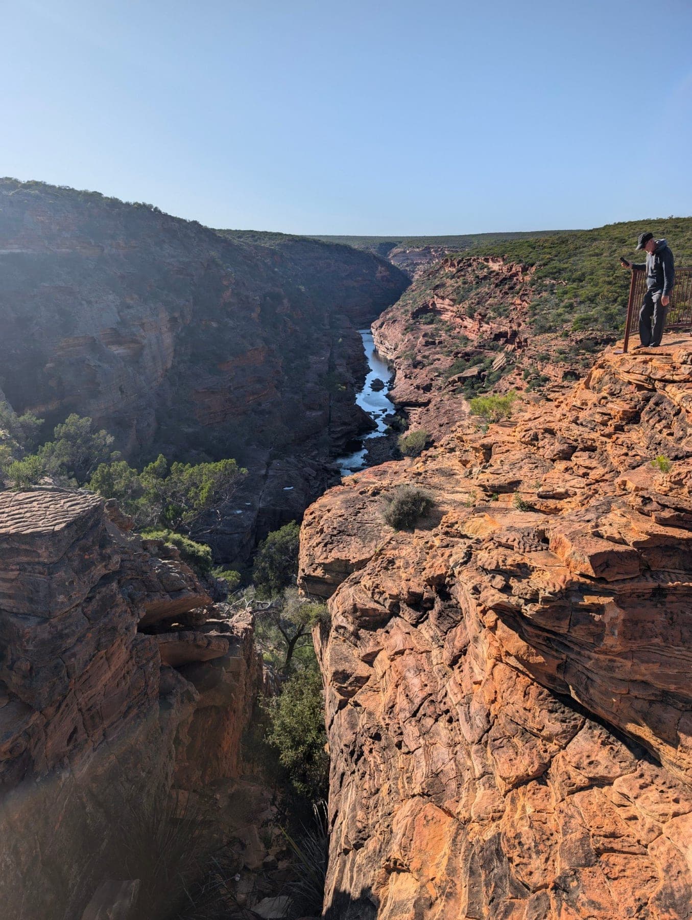 The Z Bend gorge carved by the Murchison River at Kalbarri